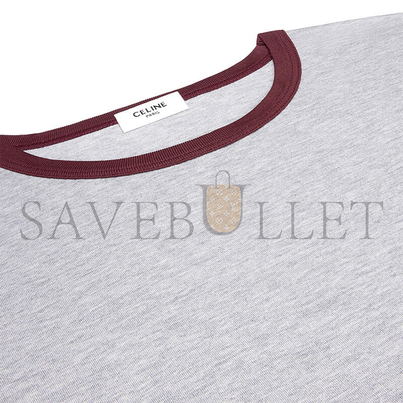 CELINE T-SHIRT IN COTTON JERSEY RX0CV507Z.GDL7 CELINE T-SHIRT IN COTTON JERSEY RX0CV507Z.GDL7